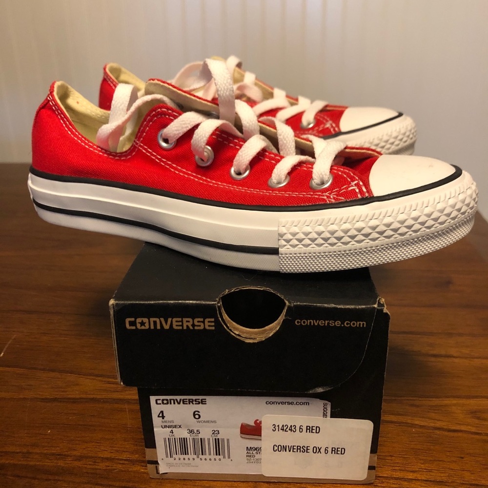 Converse Ox Red Sneakers